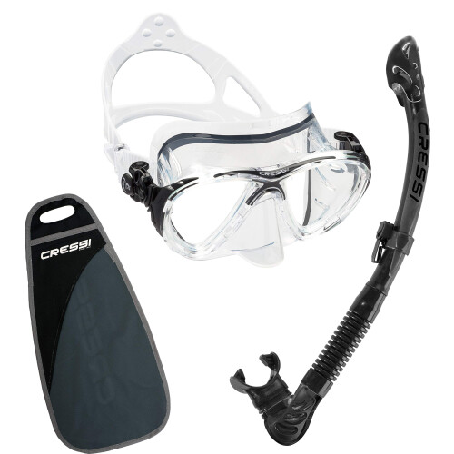 Cressi Cressi Big Eyes Evolution & Alpha Ultra Dry, clear/black