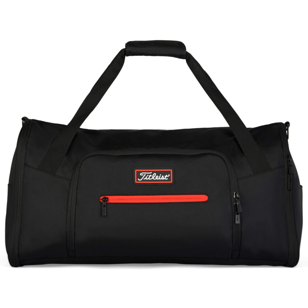 Titleist Players Convertible Duffel Bag, Black/Red, 23 Inch