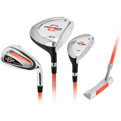 Longridge Junior Challenger Cadet Right Hand Golf Package Set - Orange, 8 Year Plus 1