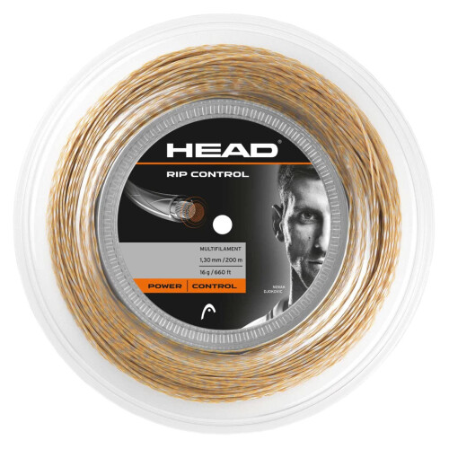 HEAD HEAD Unisex's Rollo Rip Control Reel 03/04 Racquet String-Multi-Colour/NT, Size 18