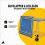 HUNTER Joola Midsize Table Tennis Table - Blue 2
