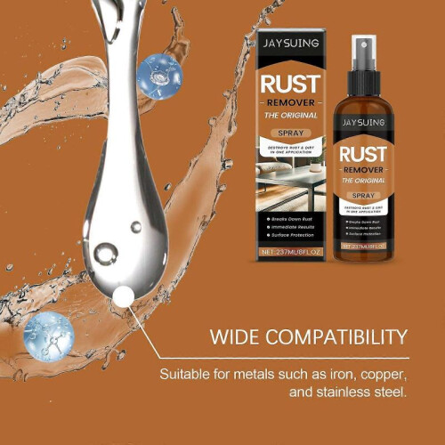 Metal surface rust removal spray, dissolved rust without damage, base, multi-material, easy to wash 2