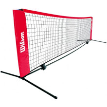 Wilson Mobile Tennis Court Tennis Net, Width 6.1 M, Red