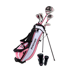Distinctive Girls Pink Junior Golf Club Set for Age 3 to 5 (Height 3' to 3'8"), Left Handed Only, Set Includes: Driver, Hybrid Wood, #7 Iron, Putter,