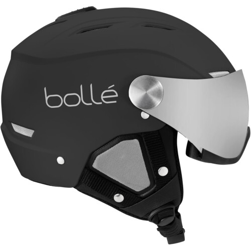 Bollé Bolle BACKLINE VISOR |Ski Helmet | Adjustable Ventilation| Removable Ear Pads| ABS Shell | 2 Interchangeable Visors Cat. 1 & 13 1
