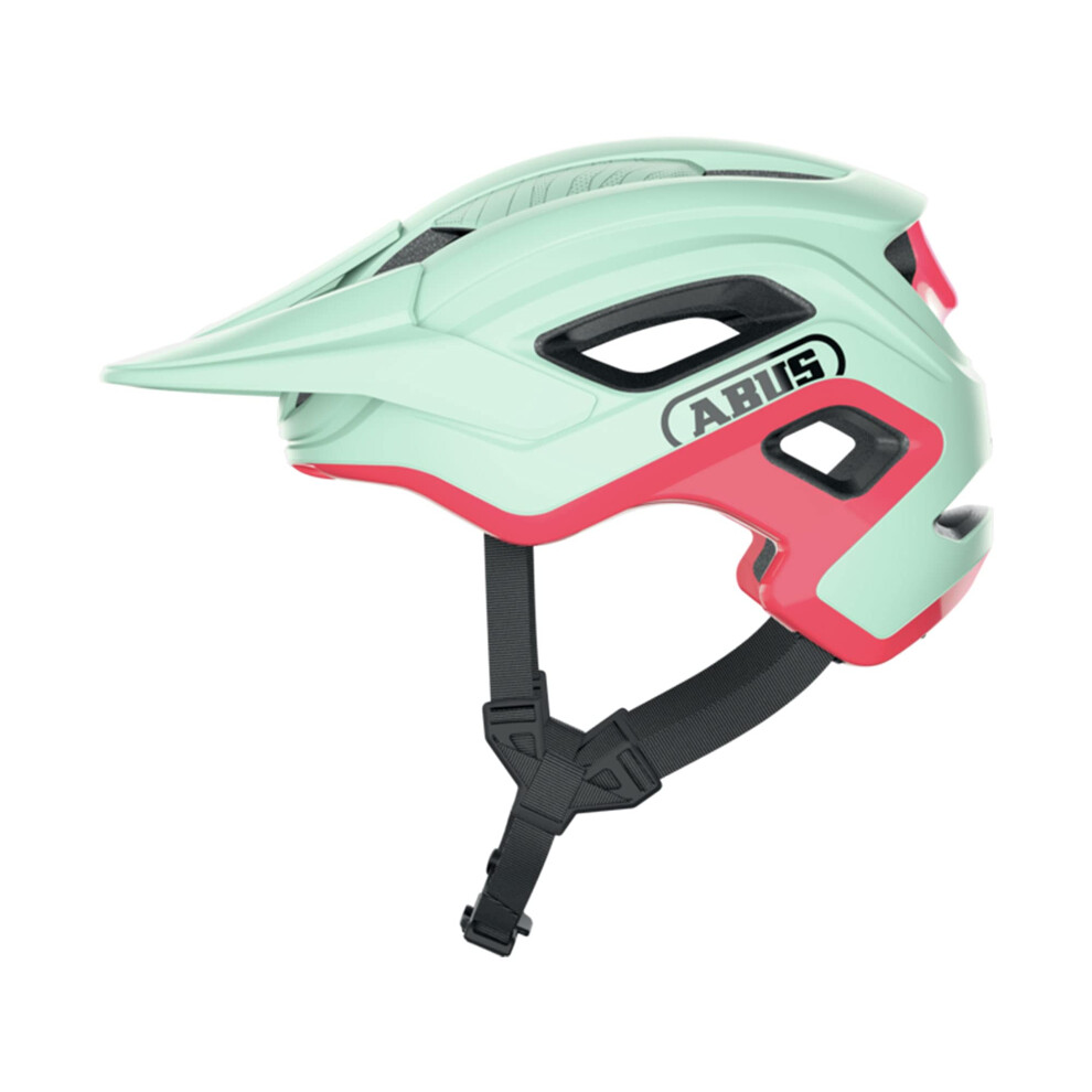 ABUS MTB helmet Cliffhanger - bike helmet for demanding trails - with large ventilation openings and TriVider strap system - for men and women
