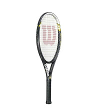 Wilson Hyper Hammer 5.3 Strung Tennis Racket (Black/White, 4 1/8)