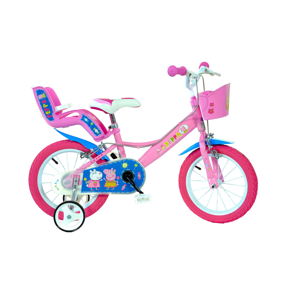Dino Bikes 144R-PIG Peppa Pig Finding Dory Bicycle, Kids Bike, Pink-image-OPC-PH52FYT-NEW