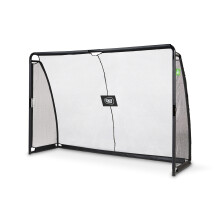 EXIT Toys Finta Steel Football Goal - Large Football Goal for Children - With Handy Training Wall - Includes Solid Anchoring System - For in the
