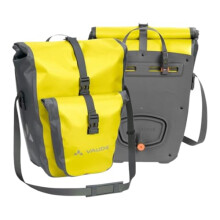 VAUDE Aqua Back Plus bike pannier bag, 2 x rear bike rack bag waterproof, 51 liters total volume, cycling bag rear, easy mounting - Made in Germany