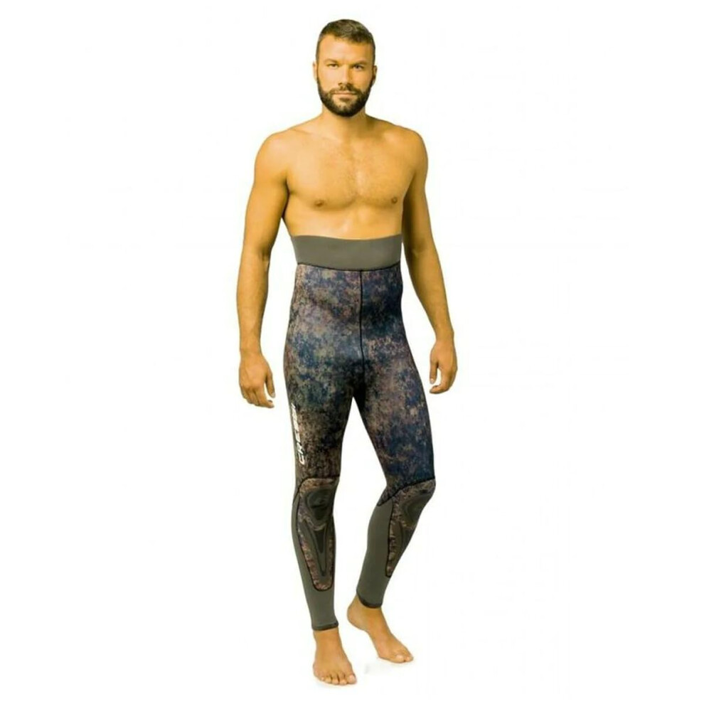 Cressi Seppia Wetsuit Man - Two Piece Separate Men's Camouflage Wetsuit, Pants 3.5mm, M