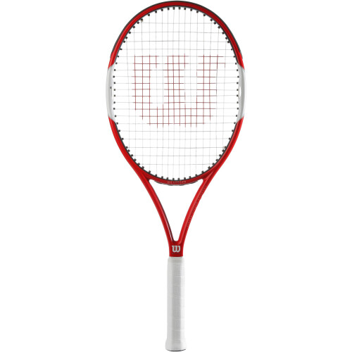 Wilson Wilson Six.One Lite 102 Performance Racket - Red/Grey, Size 1