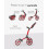 Caddytek Unisex Caddylite Compact, Red Golf Push Pull Cart Trolley, Red, One Size UK 2