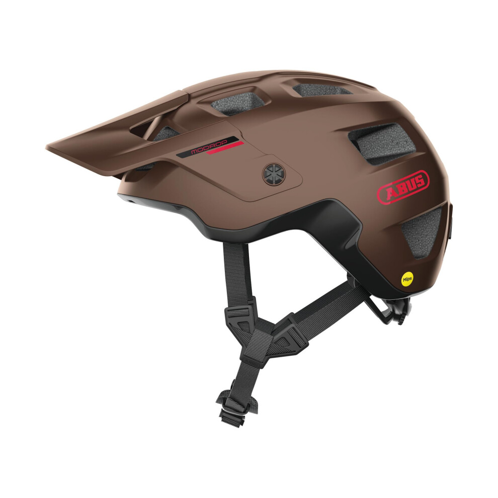 ABUS MTB Helmet MoDrop MIPS - robust bike helmet with impact protection for mountain bikers - individual fit - unisex