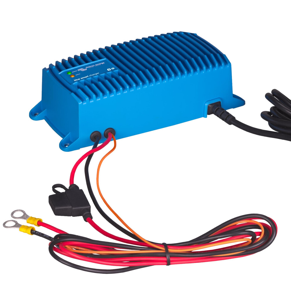 Victron Energy Smart Ip67 Smart Marine Battery Charger 24V 8A, Trickle Charger And Desulfator For Boat, Atv, Rv, Lithium And Deep Cycle Blue 5051220185386