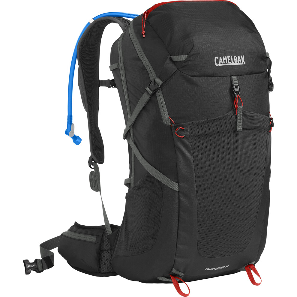 Camelbak Fourteener 32 100Oz, Black/Red Poppy
