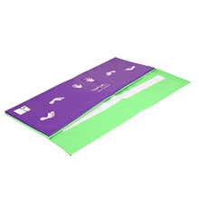 Tumbl Trak Cartwheel Beam Mat, Purple and Lime Green, 60 cm Width x 1.8 m Length x 1.6 cm Height, Gymnastic Mat for Training