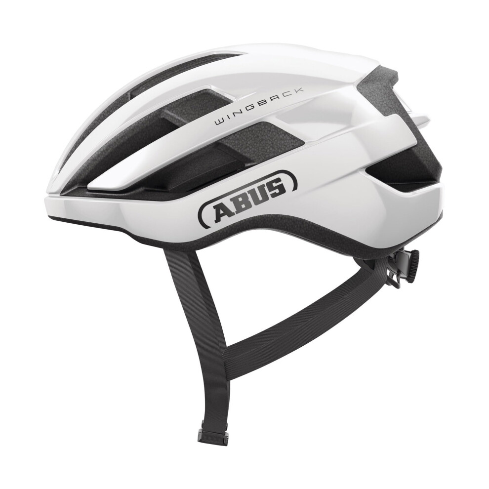 Abus Wingback Racing Bicycle Helmet - Simple Helmet For Sporty Riding In Everyday Use And Leisure Time For Adults And Teenagers - Size M White