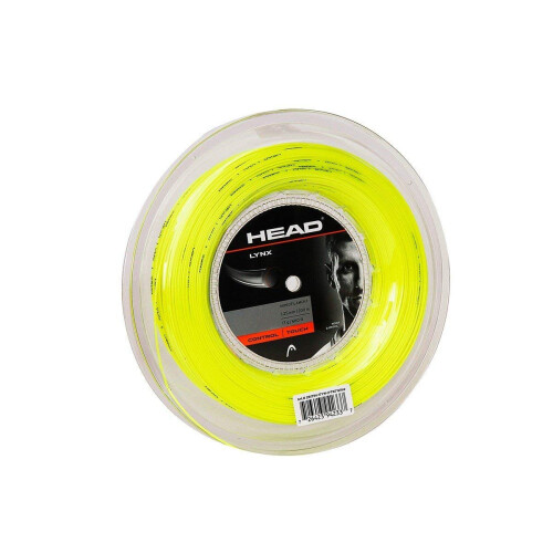 HEAD HEAD Unisex's Lynx Racquet String-Multi-Colour/Yellow, Size 17/200 m