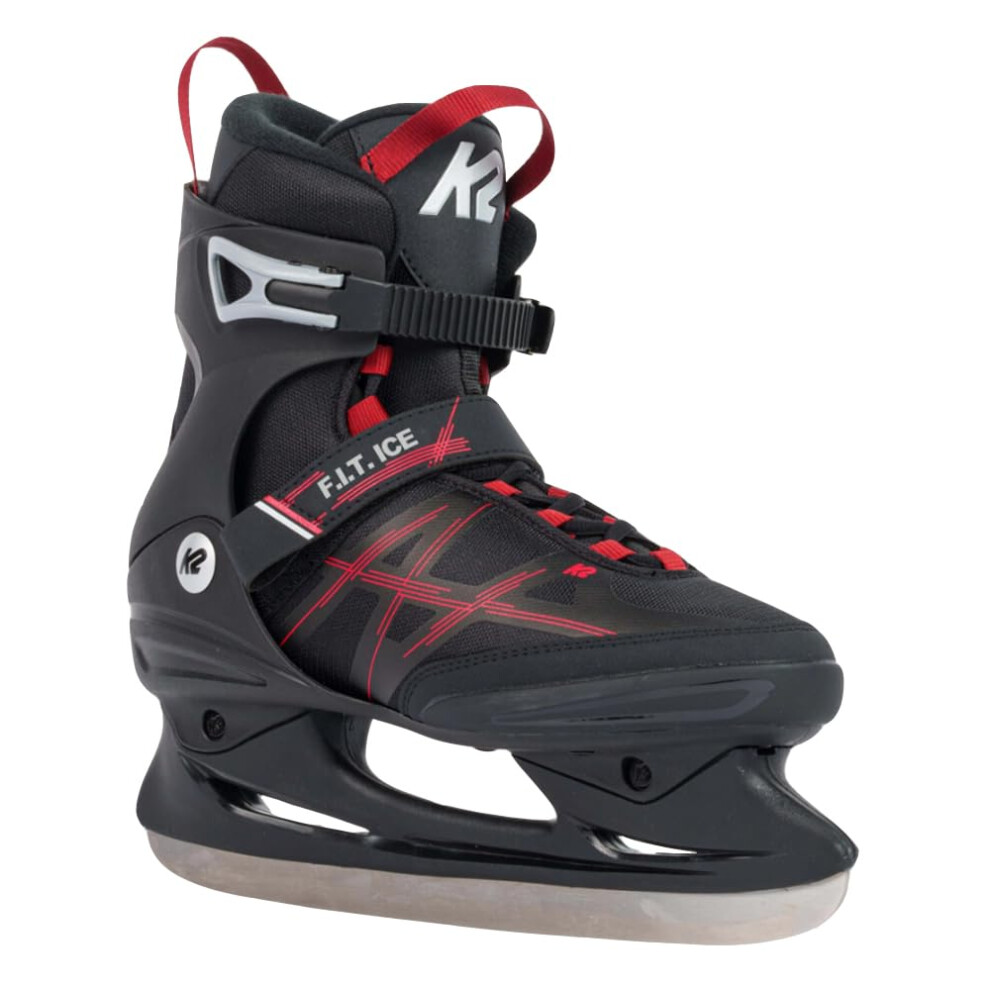K2 F.I.T. ICE 25G0410.1.1.140 Men's Ice Skates Black/Red
