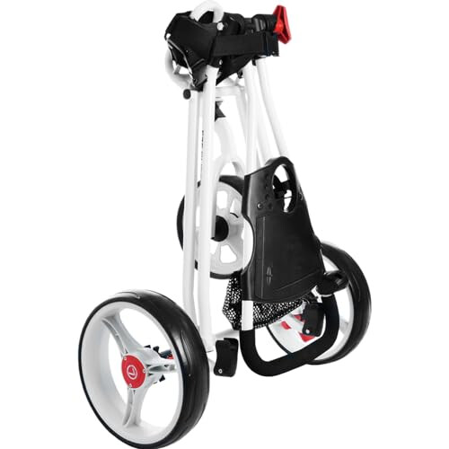 EZE Glide Cruise 3 Wheel Golf Trolley White 1