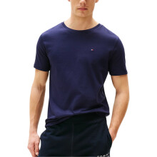 (Navy Blue, L) Tommy Hilfiger 10839 Mens T Shirts Crew Neck Short Sleeve Summer New Cotton Tee