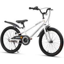 Glerc Fantacy Kids Bike 20 Inch Boys Girls Bicycle for Age 8 9 10 11 12 Year Old with Stabilisers & Bottle Cage for Birthday Gift? White