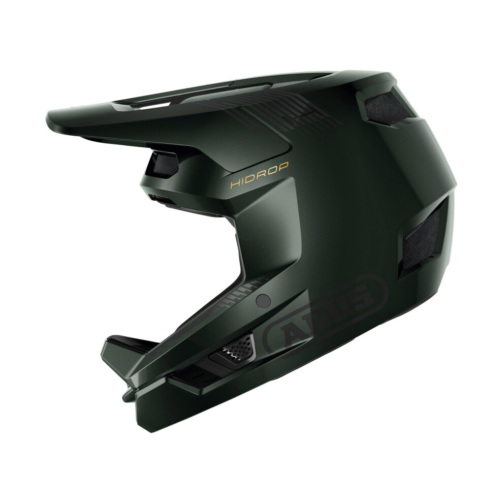 ABUS Downhill Bicycle Helmet HiDrop - Full-face Helmet with ABS Outer Shell for MTB Trails, Enduro and Bike Park - For Adults and Teenagers -