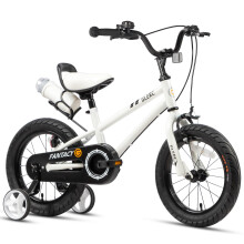 Glerc Fantacy Kids Bike 12 Inch Boys Girls Bicycle for Age 2 3 4 Year Old with Stabilisers & Bottle Cage for Birthday Gift? White