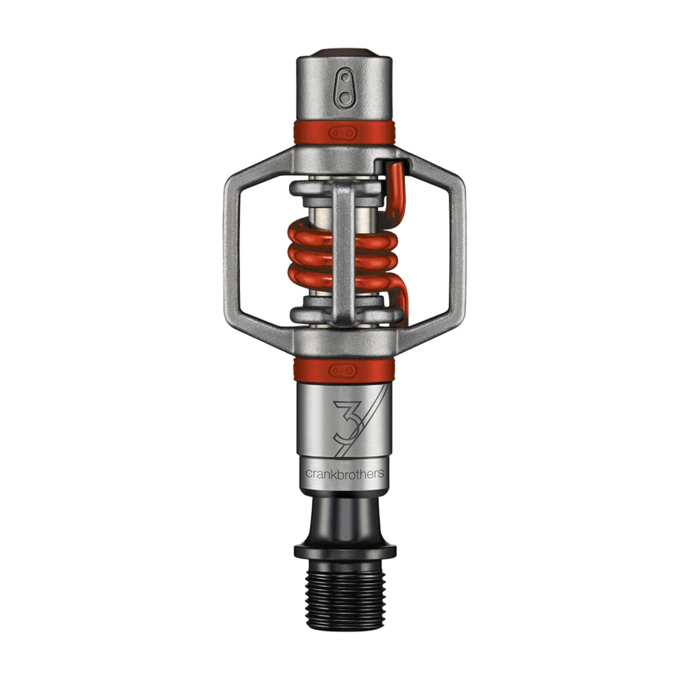 Photos - Pedal Crankbrothers Eggbeater-3 , Silver with Red Spring 15319