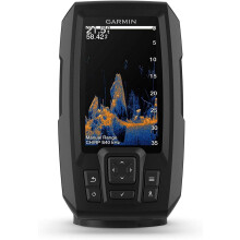 Garmin Striker Vivid 4cv, Easy-to-Use 4-inch Color Fishfinder and Sonar Transducer, Vivid Scanning Sonar Color Palettes (010-02550-00)