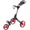 SkyMax Golf CUBE 3 Push Folding Trolley Compact Design Cart - Charcoal/Red 1
