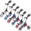 SkyMax Golf CUBE 3 Push Folding Trolley Compact Design Cart - Charcoal/Red 2