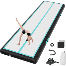Inflatable Tumbling Gym Mat 20cm high 3 M Inflatable Air Gymnastics Mat Training Mats Gymnastics tumbling mat with Air Pump
