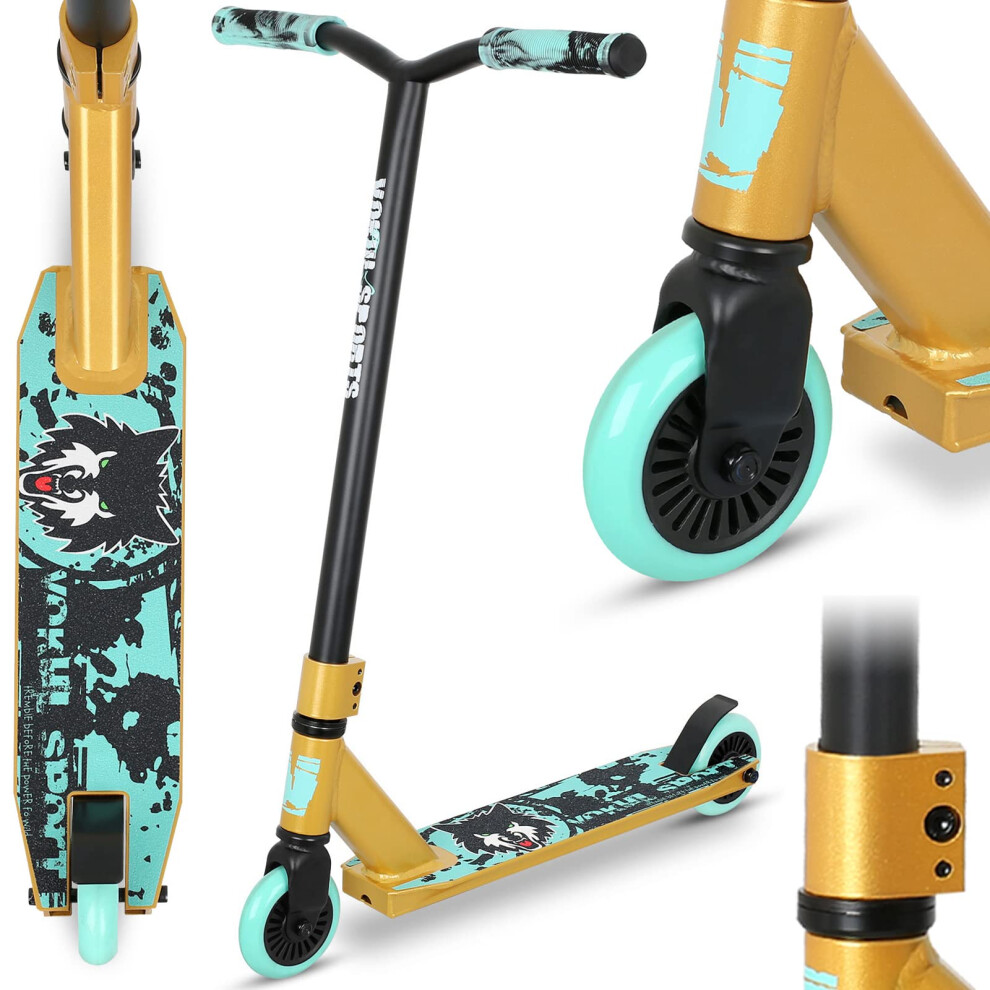 Joycruise Stunt Scooter Pro Trick Scooters For Kids & Teenagers Age 6+ Boys Girls, Kick Freestyle Beginner Scooter 360? Spin Handlebar, Robust