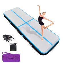 HIJOFUN Floor Mat 3M Tumbling Mat Inflatable Gymnastics Mat Thick 10cm with Pump for Youth/Adults