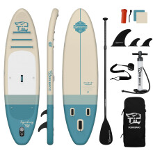 TIGERXBANG Inflatable Stand Up Paddle Board with SUP Board Accessories, Non-Slip Minimalist Paddle Board for Adults and Youth of All Skill Levels,