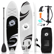 SereneLife Inflatable Stand Up Paddle Board, SUP Board- Paddleboards for Adults & Youth, Paddle Board Accessories,15.25 cm Thick Standup