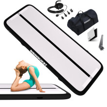 Air Tumbling Track Gymnastics Mat, Inflatable 10ft Gym Tumble Mats 4 Inch Thickness for Home Use/Training/Cheerleading/Yoga/Water Fun with Electric