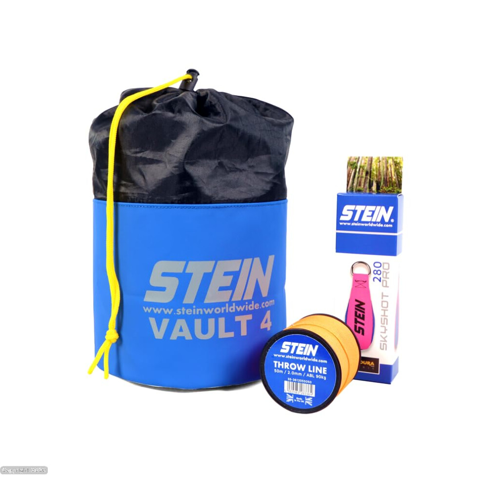 Stein Throw Line Kit With Vault 4 Storage Pouch, 2.0Mm Orange Throwline & 280G/10Oz Throw Weight 5051220194531