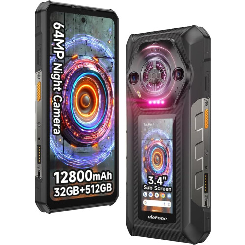 Ulefone Ulefone Armor 30 Pro 5G Dual Screen Rugged Phone, 32GB 512GB