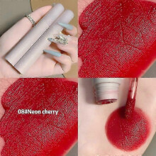 Milk Tube Lip Glaze Velvet Matte Lipstick Waterproof  Long-lasting Easy To Color