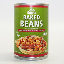 Suma | Baked Beans & Vegan Sausage | 11 x 400g