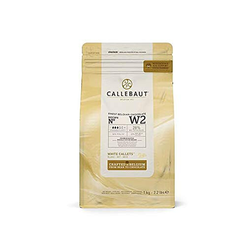 Callebaut Callebaut W2 White Chocolate Chips (callets) - 3 x 1kg Bundle 1