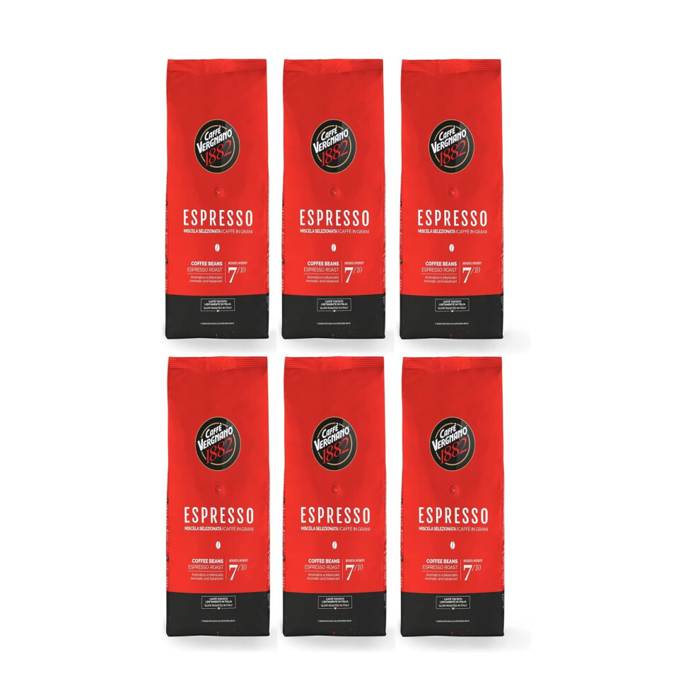Caffè Vergnano 1882 Caff? Vergnano 1882 - Espresso Beans - 6X 1Kg