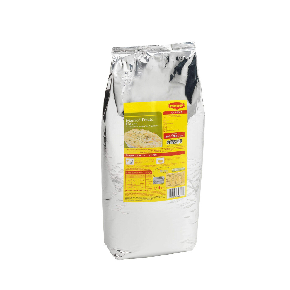 Maggi Gluten Free Mashed Potato Mix Flakes - 2X4kg