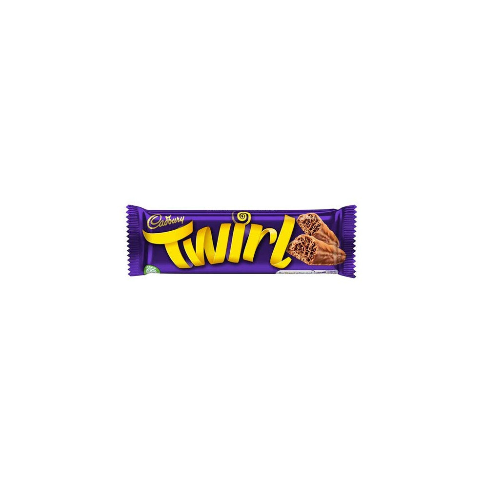 Cadbury Twirl Milk Chocolate Bar - Pack Of 48 X 43G