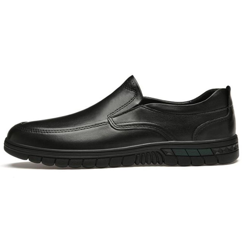 (black, 39) New Fashion Men&apos;s Shoes Casual Genuine Leather Loafers Classics Brown Black Derby Shoe Man Nice Flats Driving Shoes For Men