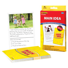 Edupress Leseverst ndnis- bungskarten, Hauptidee, Gelb, Level (EP62995), Medium