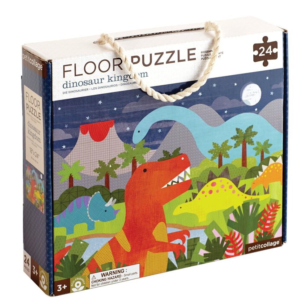 Petit Collage Floor Puzzle , Dinosaurs-image